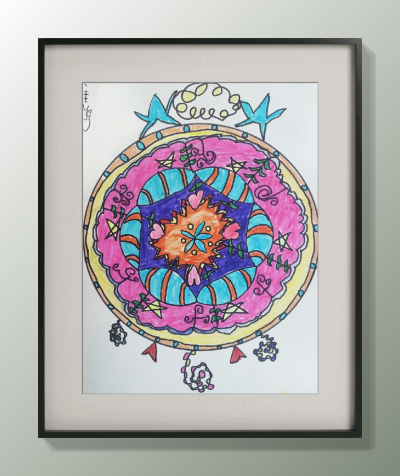 少兒創(chuàng)意美術萬花筒圖案設計 激發(fā)想象力與藝術潛能