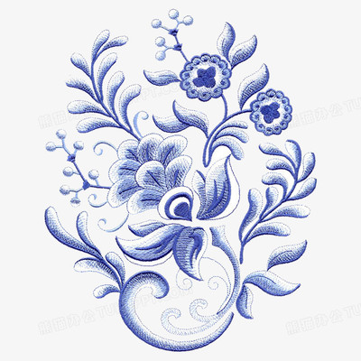 繡花圖案PNG圖片素材免費(fèi)下載